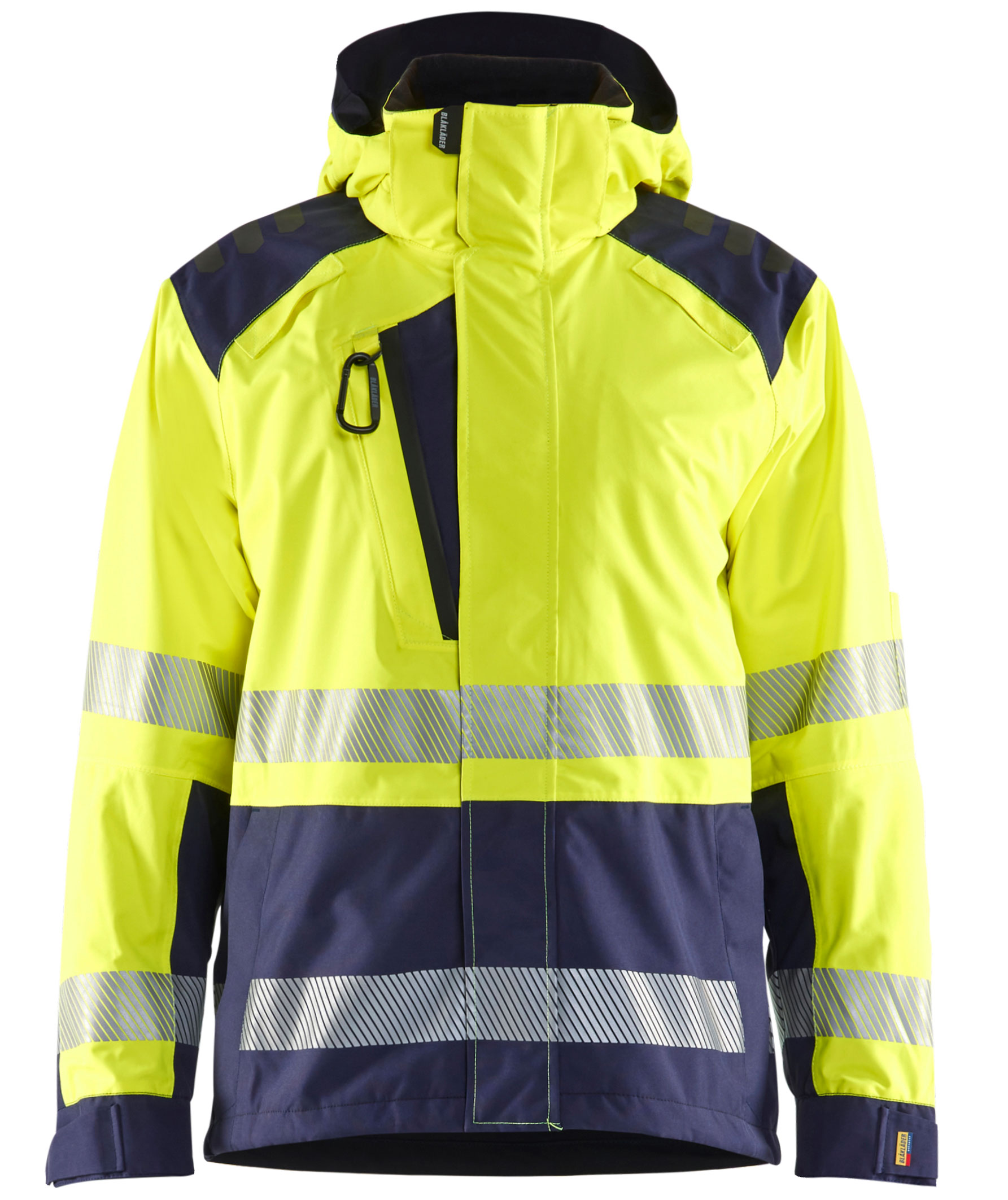 Bl&aring;kl&auml;der skaljakke, Hi-Vis gul/marine, large image number 0