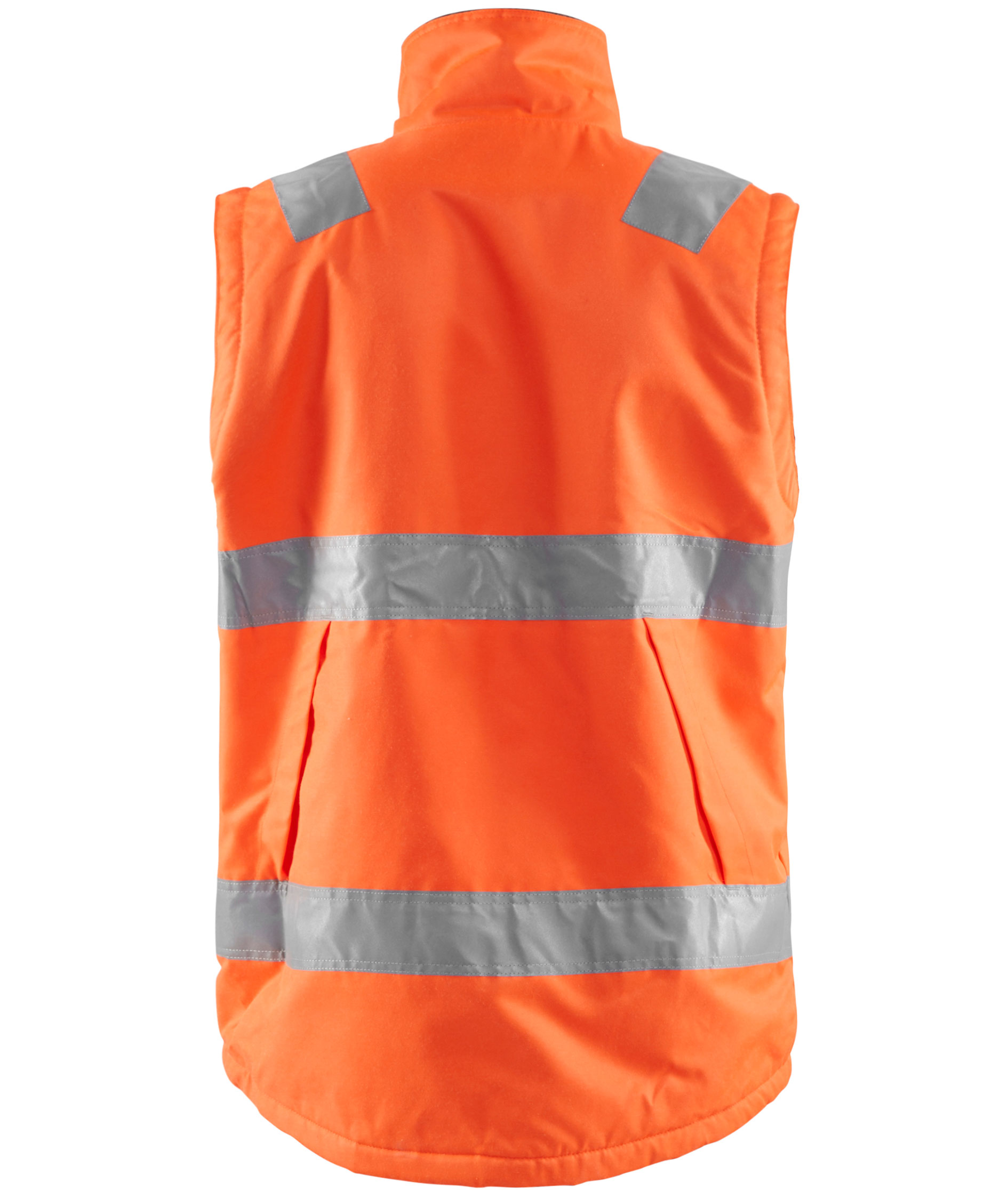 Bl&aring;kl&auml;der gef&uuml;ttert Weste, Hi-vis Orange, large image number 1