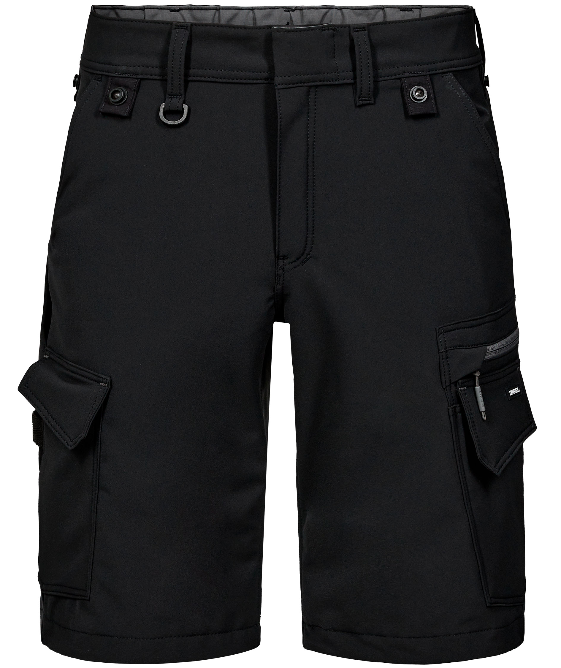 Engel Entire shorts full stretch, Black/Anthracite Grey, Black/Anthracite Grey, swatch