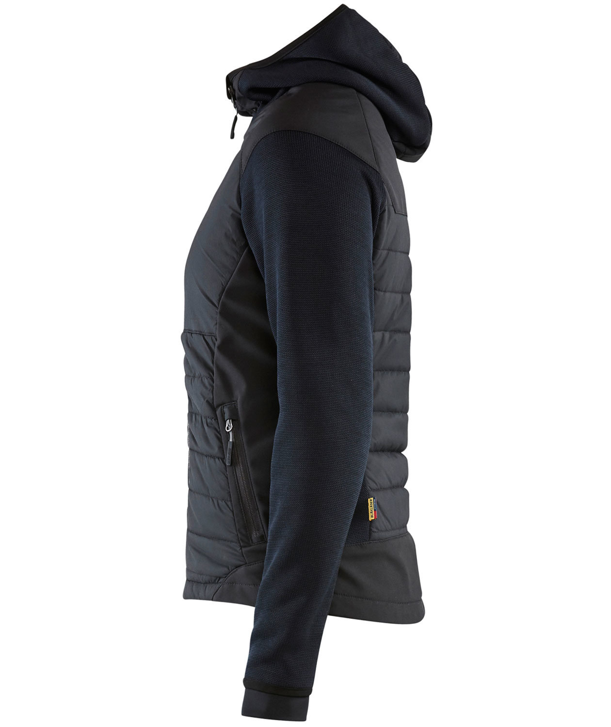 Bl&aring;kl&auml;der dame hybridjakke, M&oslash;rk Marinebl&aring;/Svart, large image number 2