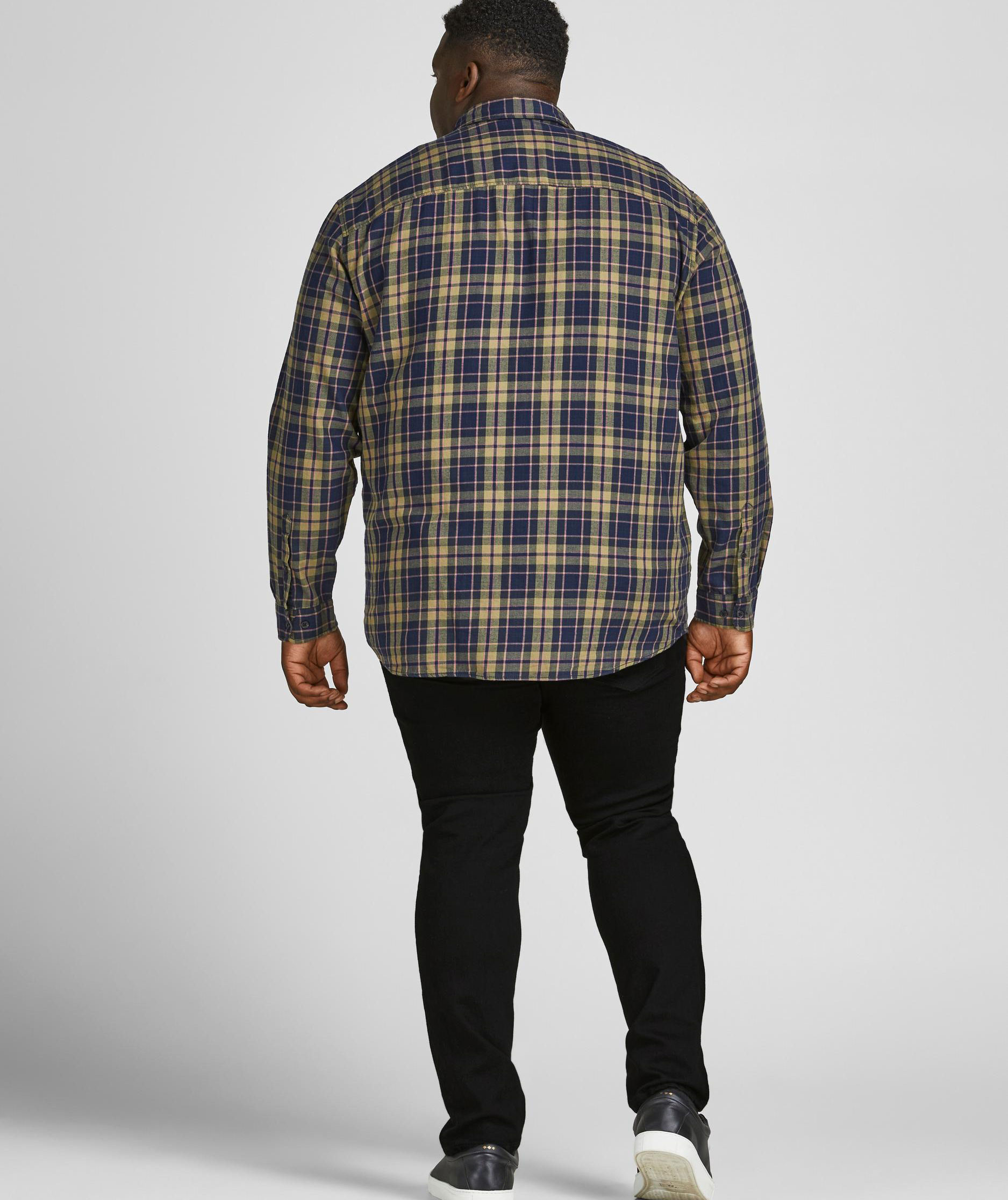 Jack & Jones JJITIM JJORIGINAL AM816 Plus Size Slim Fit Jeans, Black Denim, large image number 4