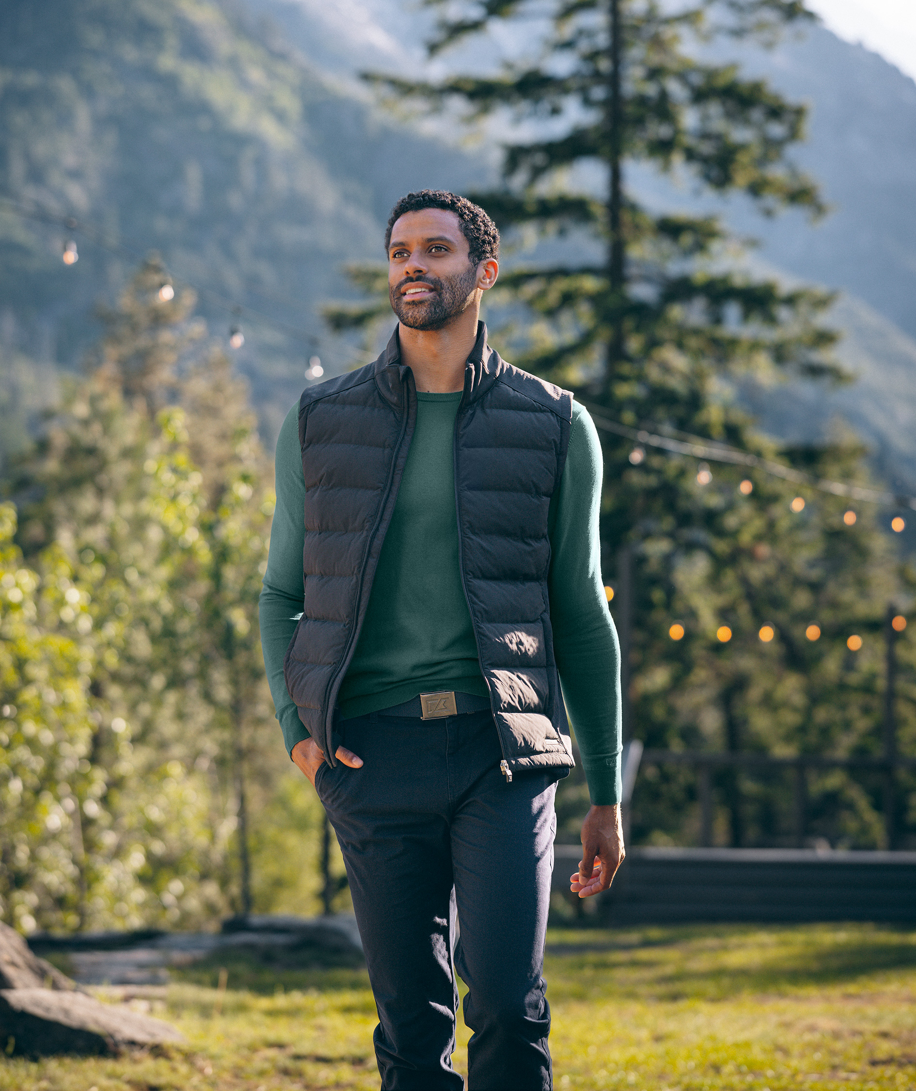 Cutter & Buck Oakville Crewneck, Furugr&oslash;nn, large image number 6