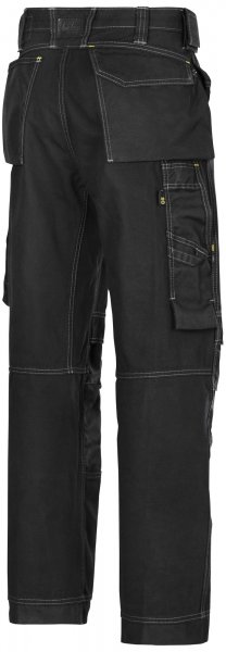 Snickers H&aring;ndv&aelig;rkerbukser Comfort Cotton 3215, Sort, large image number 1