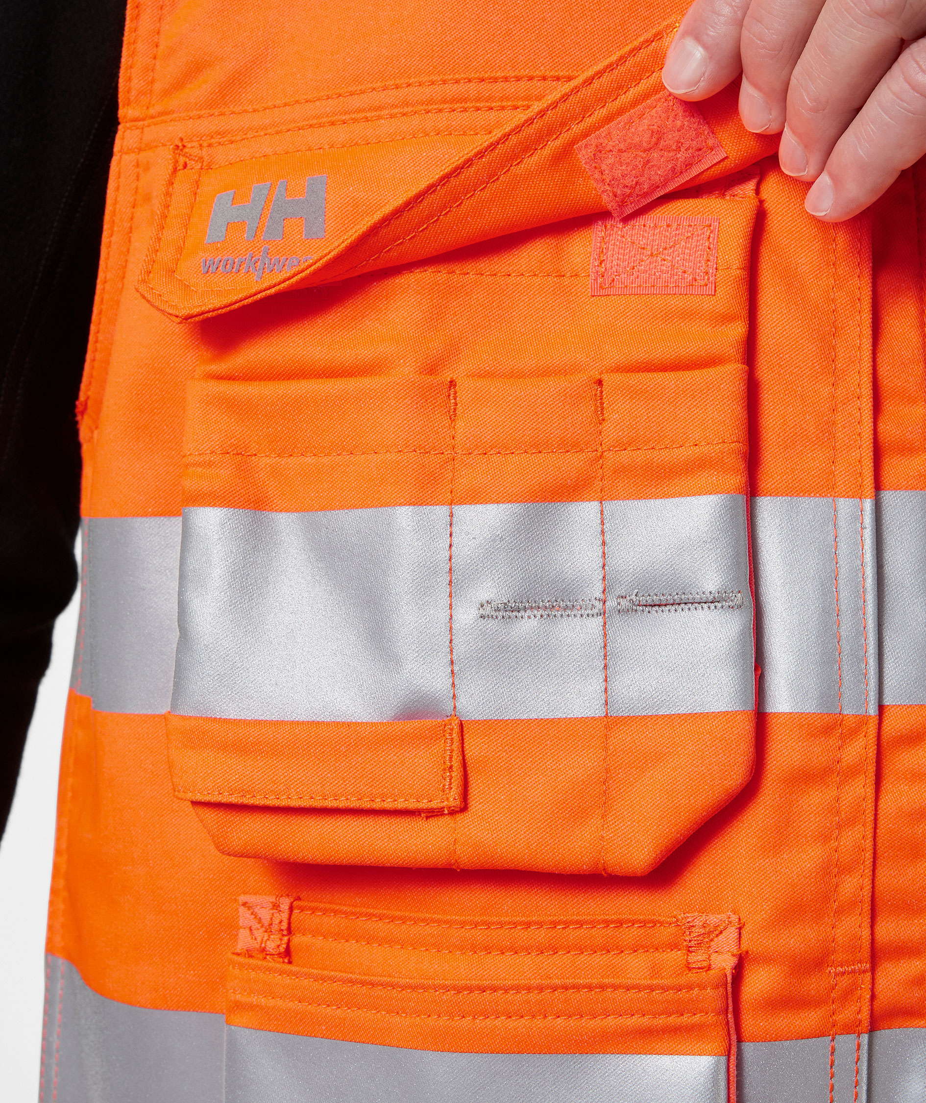 Helly Hansen Alna 2.0 tool vest, Hi-vis Orange/charcoal, large image number 5