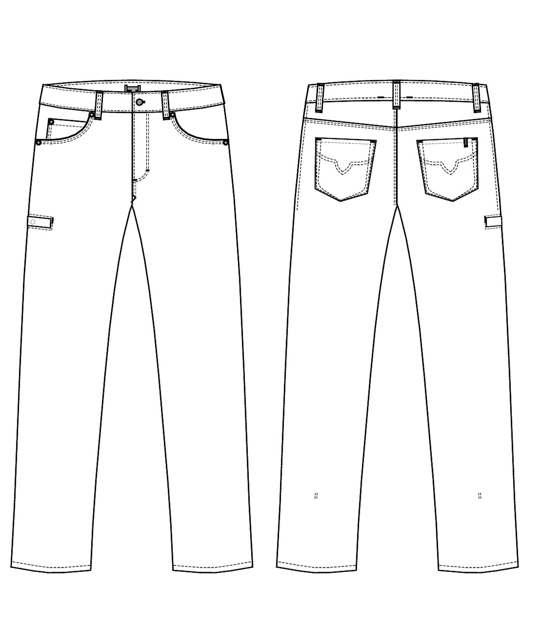 Kentaur jeans with extra leg length, Dark Rock, large image number 3