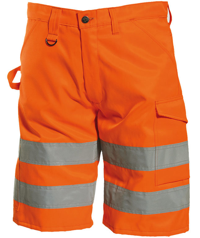Tranemo CE-ME arbetsshorts, Varsel Orange