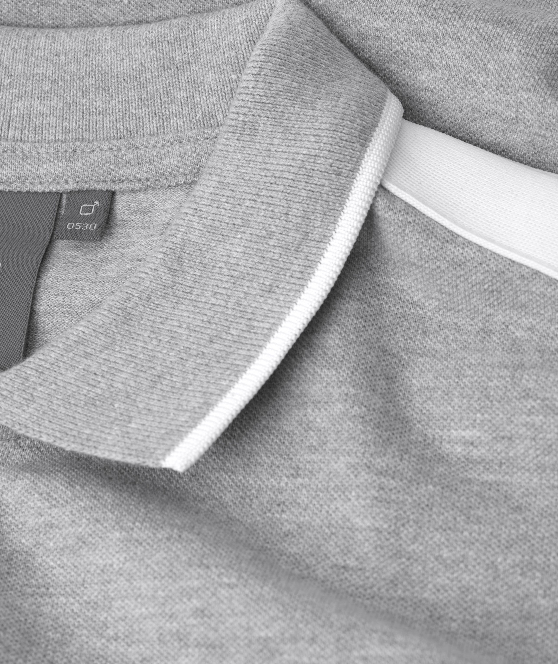 ID polo shirt, Grey Melange, large image number 3