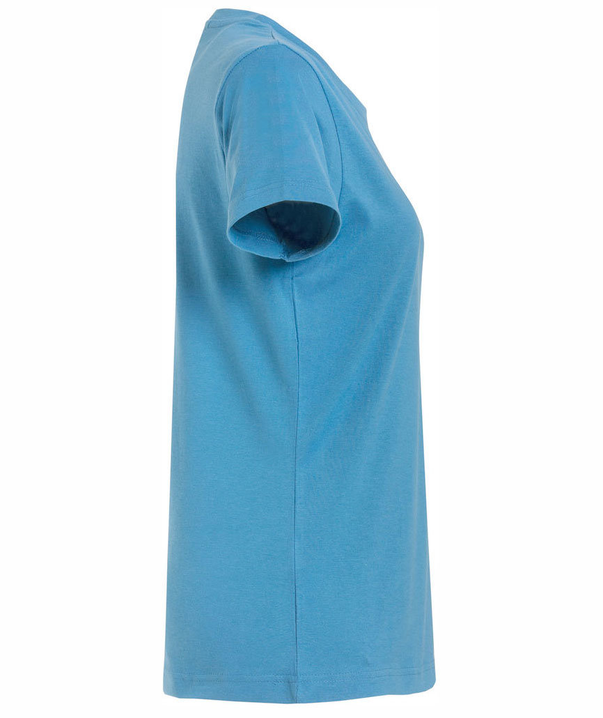 Clique Basic dame T-skjorte, Turkis, large image number 3