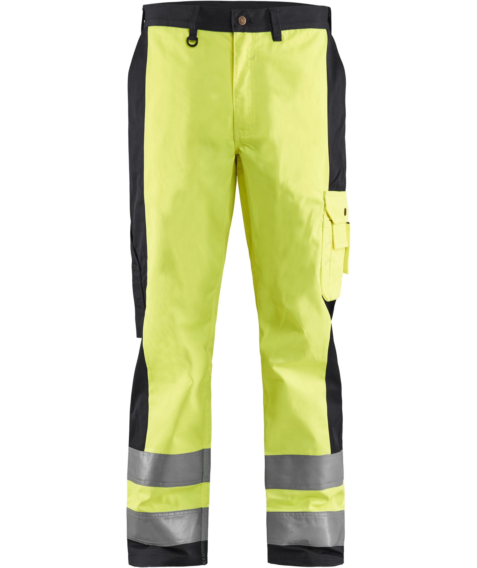 Bl&aring;kl&auml;der servicebyxa, Varsel Gul/Svart