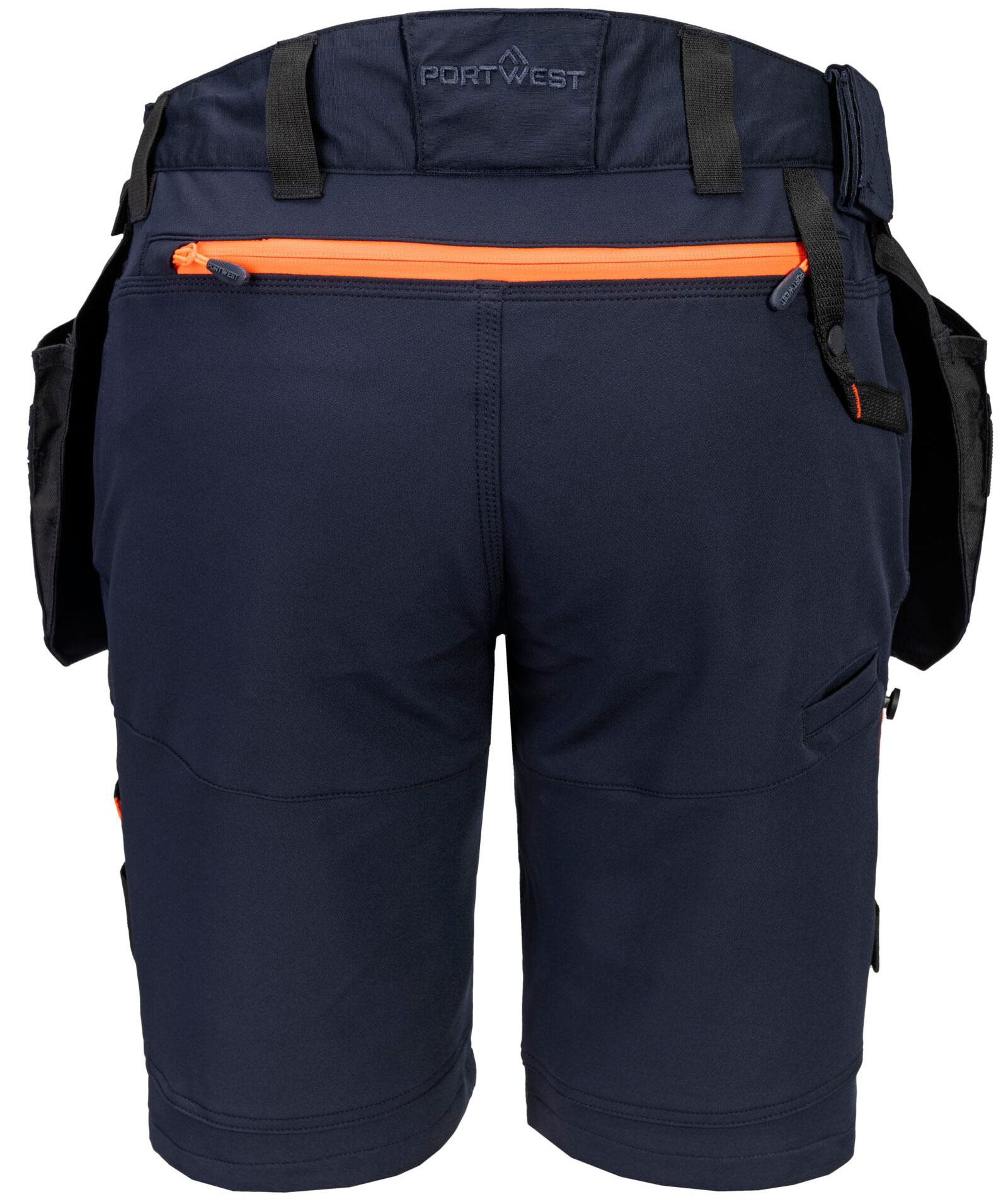 Portwest DX4 hantverksshorts full stretch, M&ouml;rk Marinbl&aring;