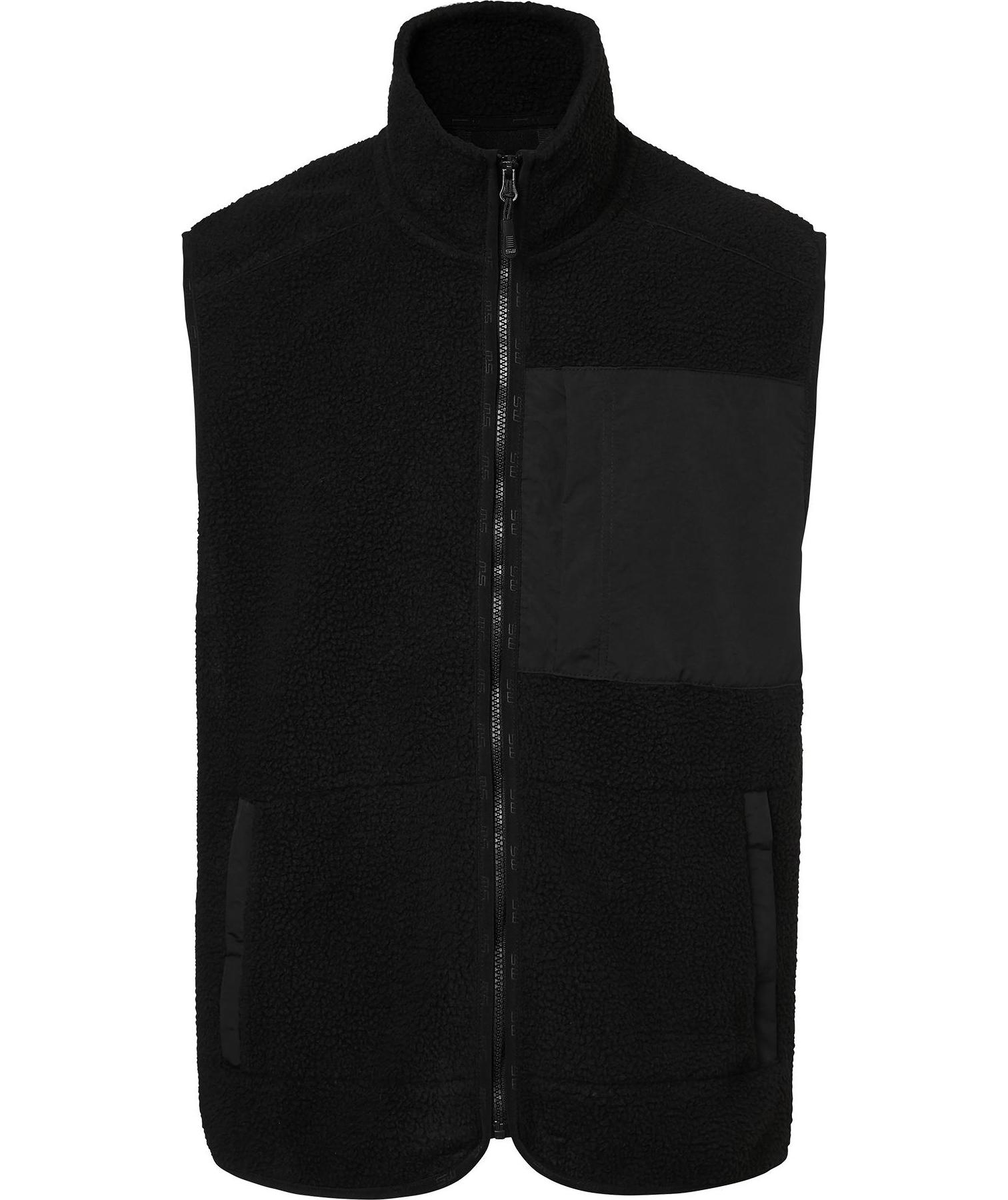 South West Seth fleece v&auml;st, Black