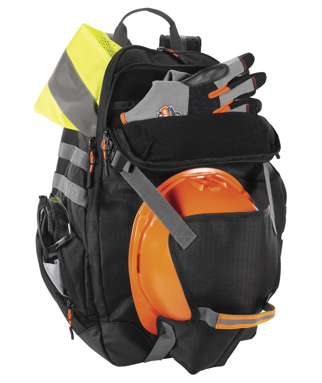 Ergodyne Arsenal 5188 Work Gear Jobsite Rucksack 39L, Schwarz, Schwarz, large image number 2