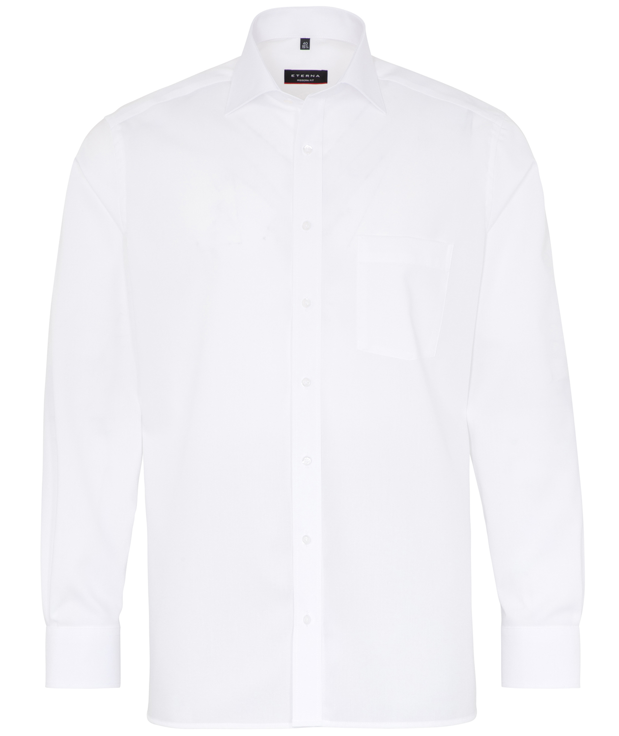 Eterna Uni Modern fit Poplin skjorta, White, White, swatch