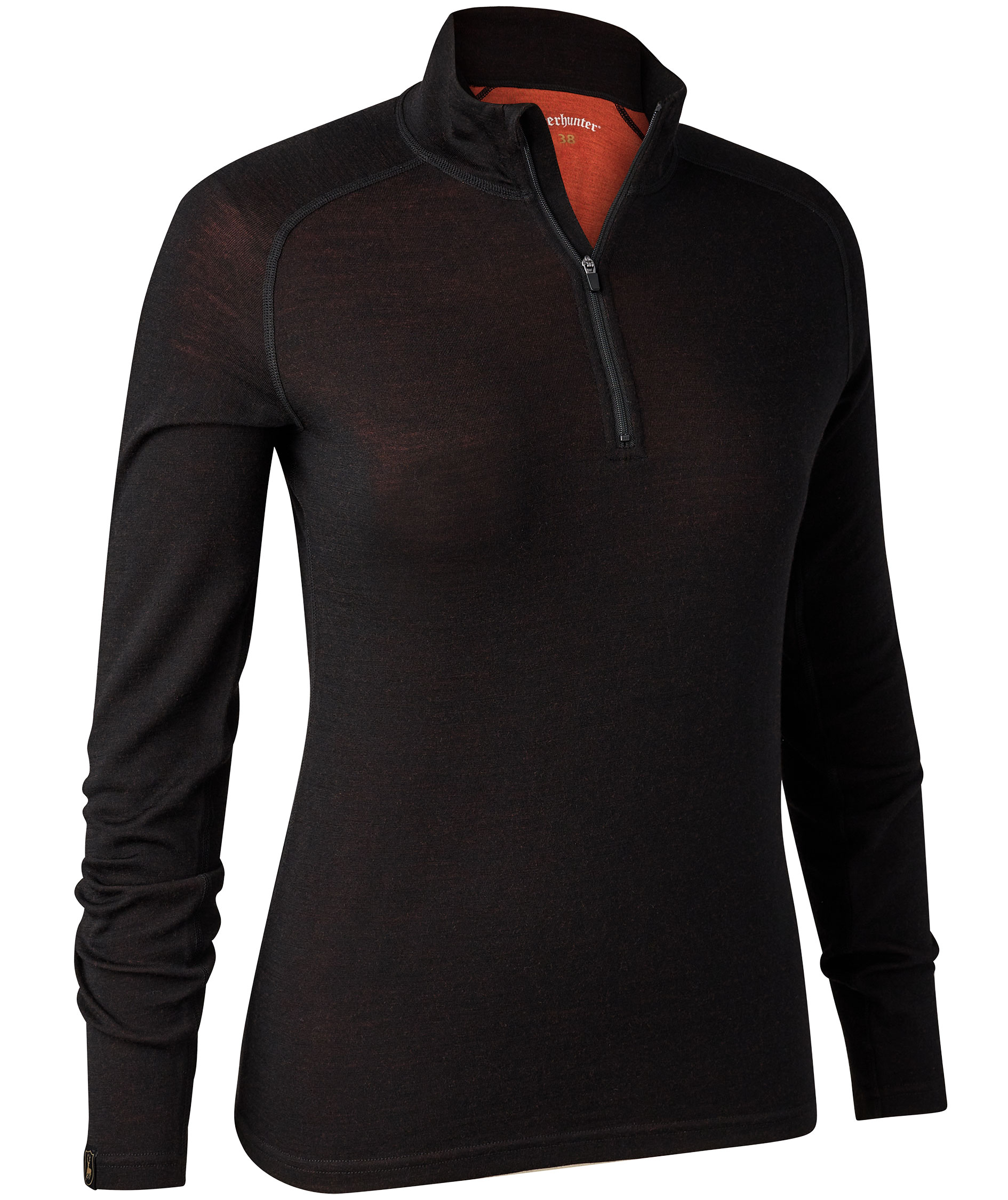 Deerhunter Quinn baselayertr&ouml;ja med merinoull dam, Black Oak