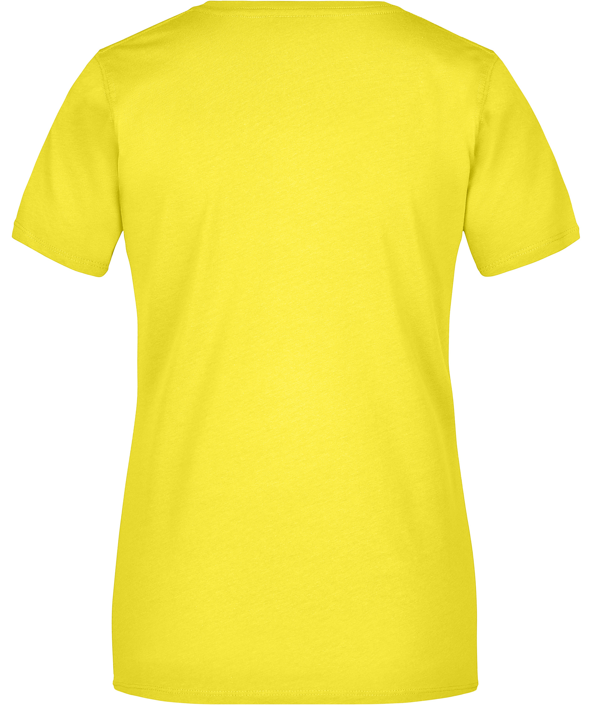 James & Nicholson Basic-T Damen T-Shirt, Yellow