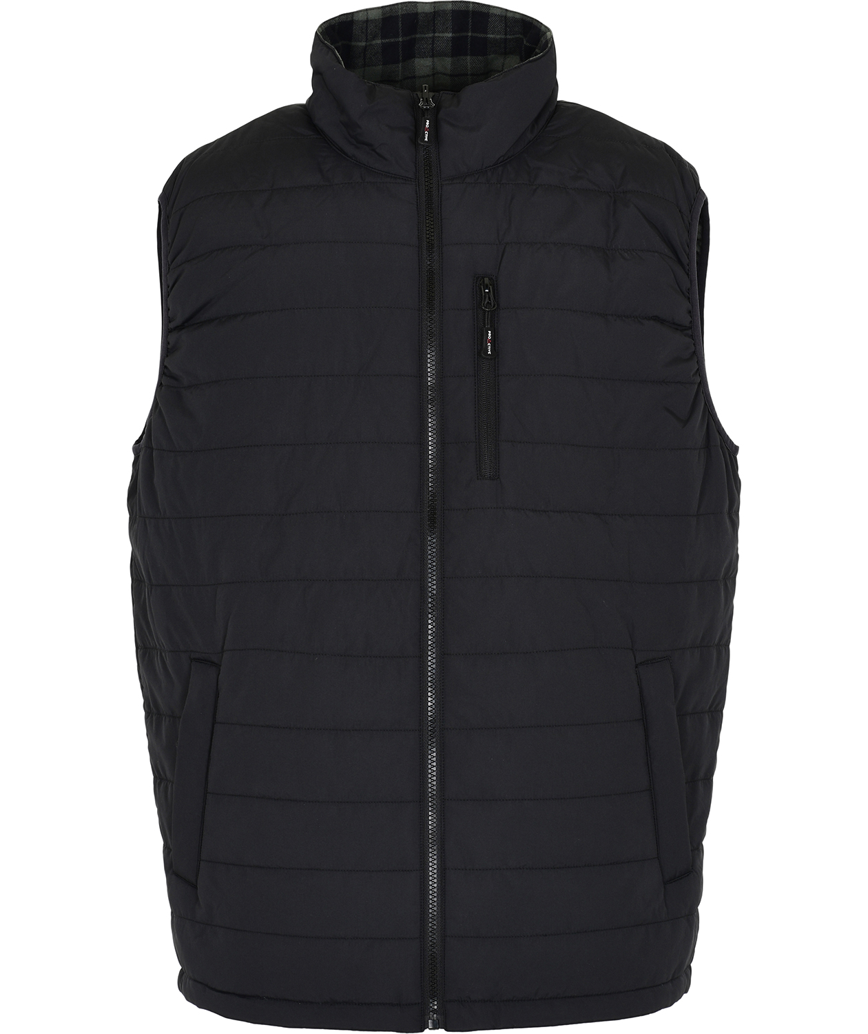 ProActive v&auml;ndbar flanellv&auml;st, Gr&ouml;n