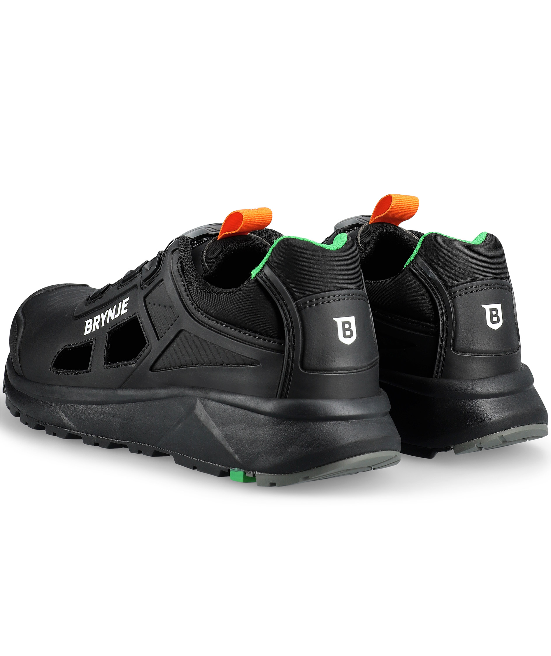 Brynje Helium vernesandaler S1PL, Svart, large image number 4