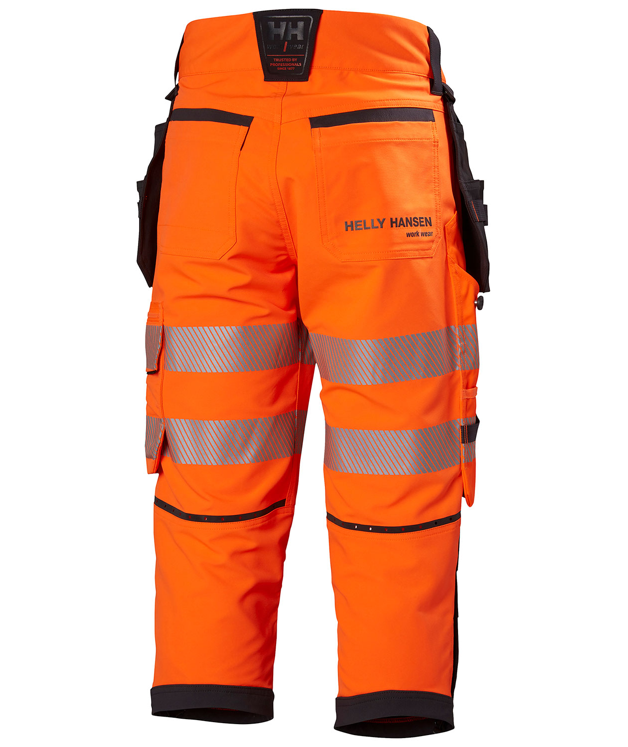 Helly Hansen ICU BRZ craftsman knee pants full stretch, Hi-vis Orange/Ebony, large image number 3