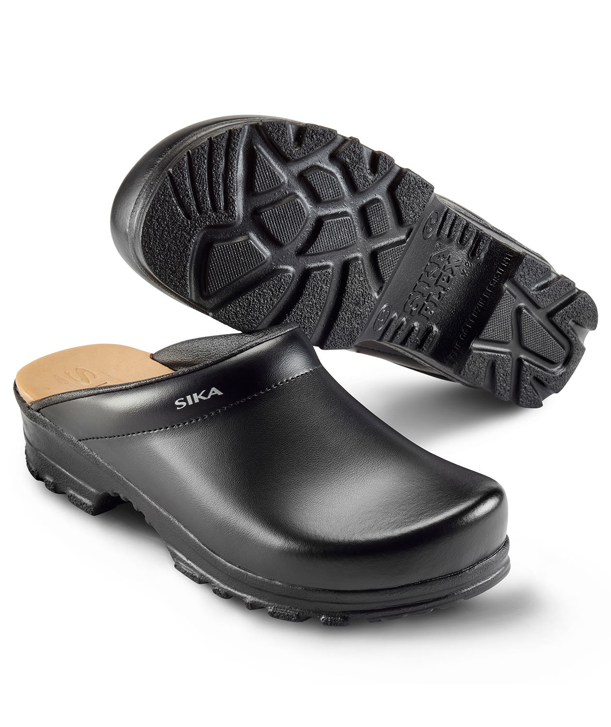 Sika Flex LBS tr&auml;skor utan h&auml;lkappa OB, Svart