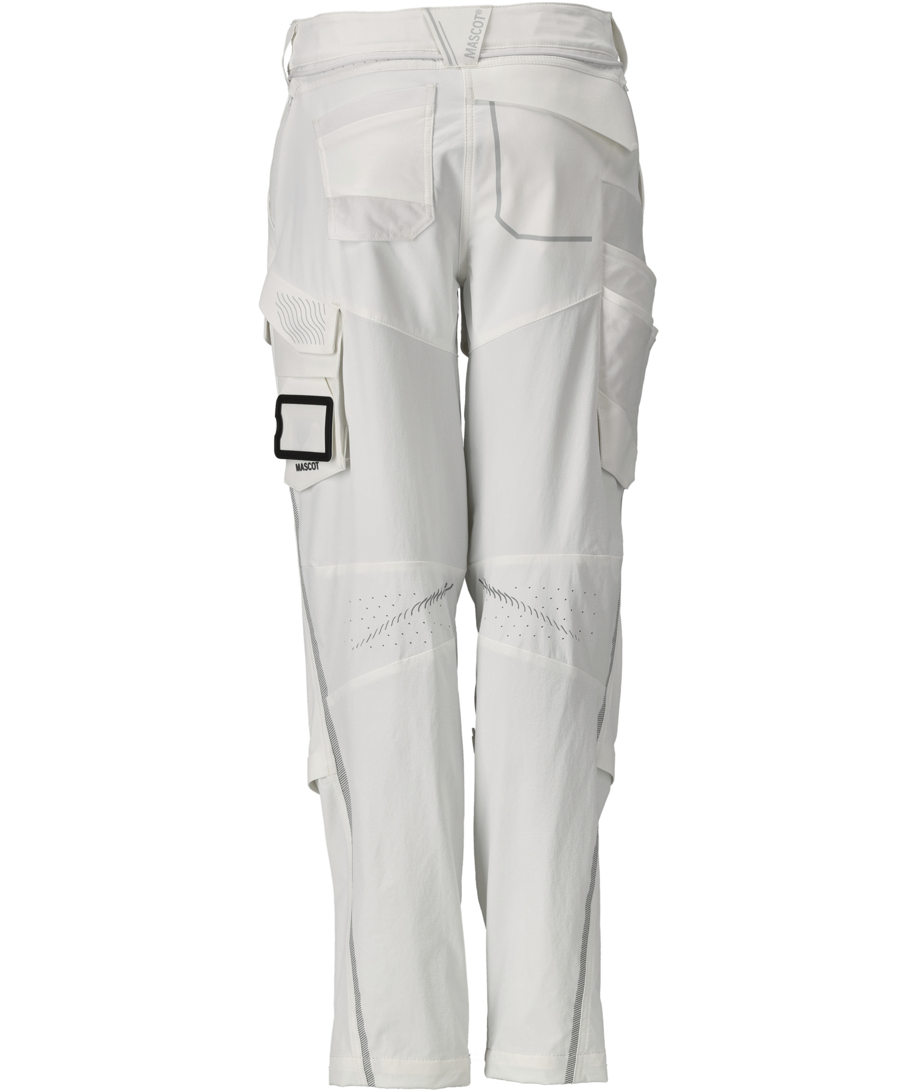 Mascot Customized diamond fit women's work trousers full stretch, White, large image number 2