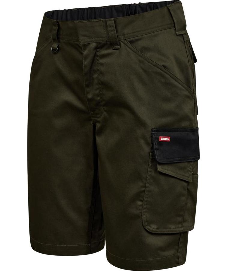 Engel Galaxy dame arbeidsshorts, Forest Green/Svart, large image number 2