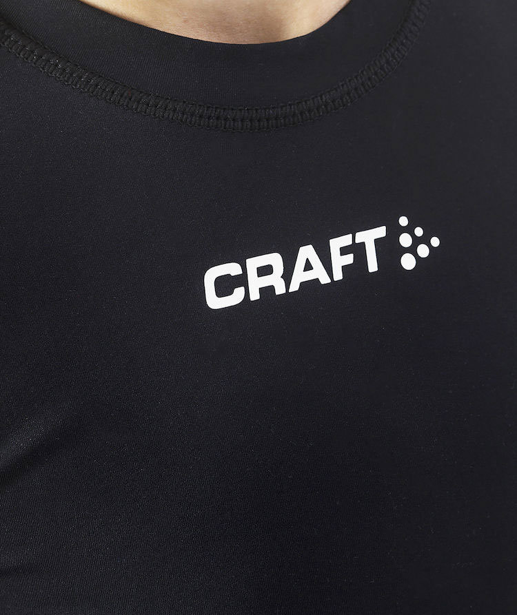 Craft Pro Control kompressions T-shirt til b&oslash;rn, Black, large image number 3