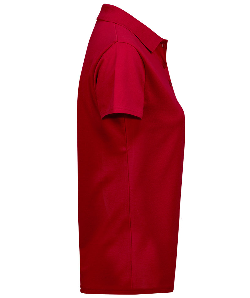 Tee Jays Luxury stretch women's polo T-shirt, Red, large image number 2