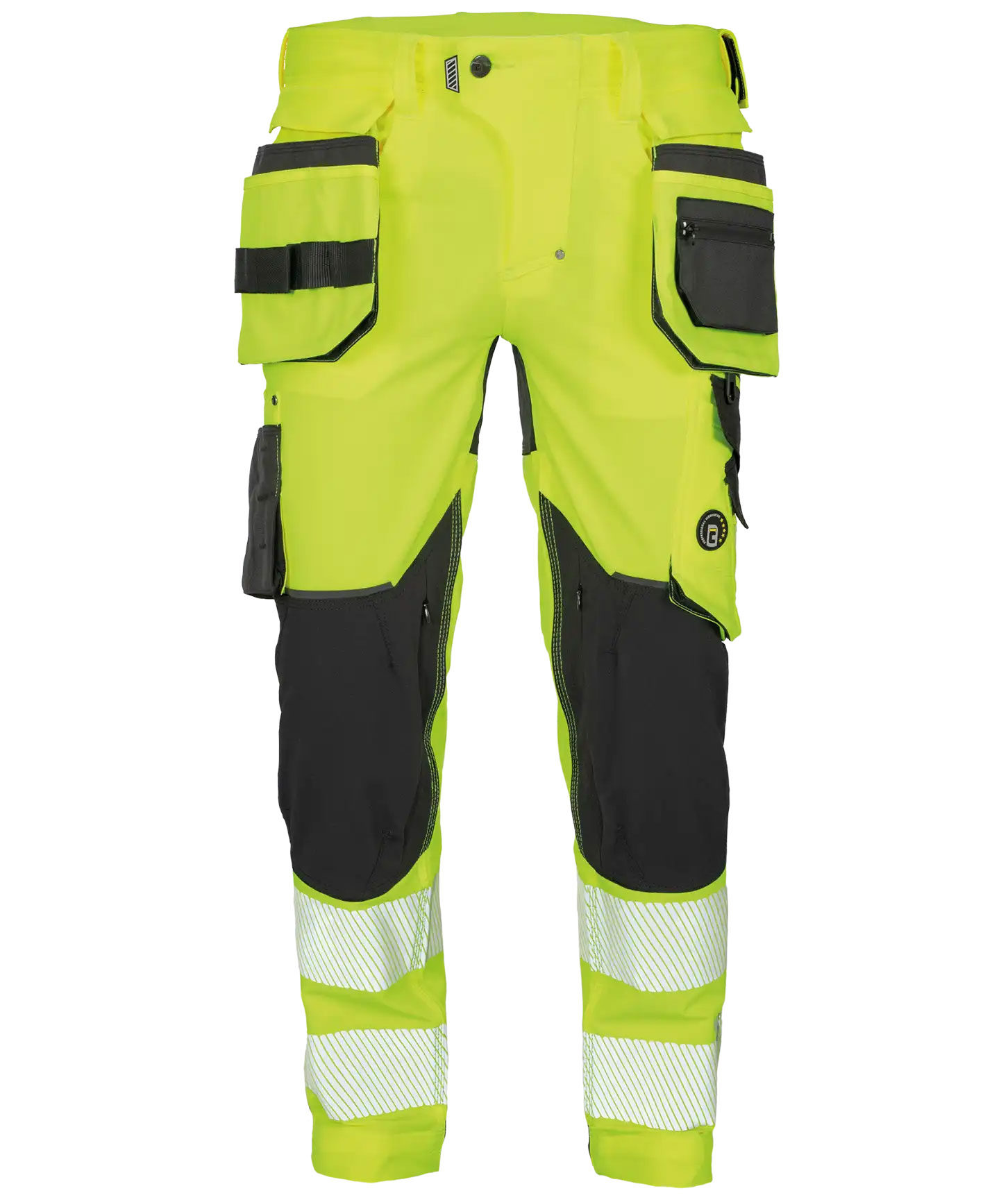 Cerva Neurum Nordics hantverksbyxa full stretch, Varsel Gul
