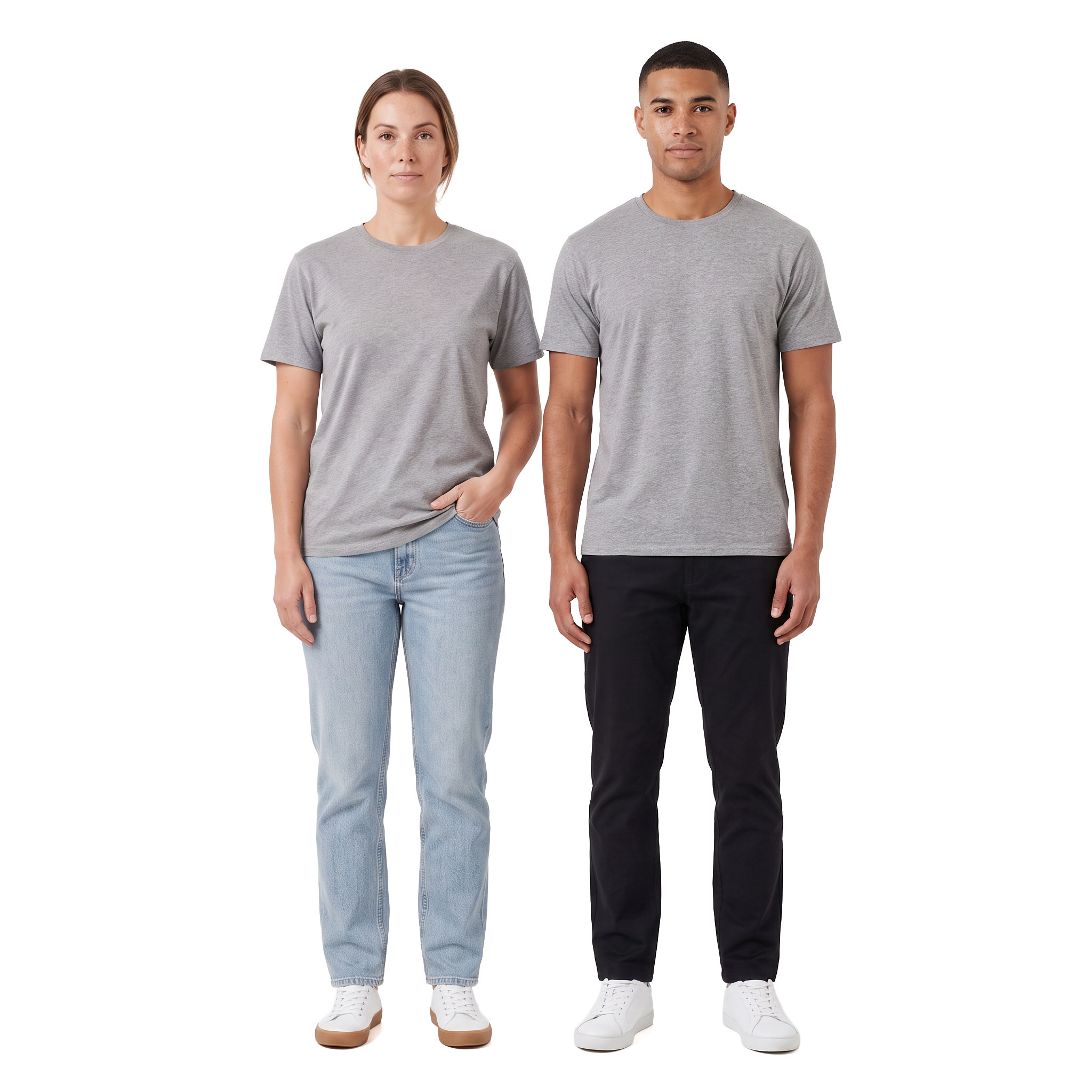 Tee Jays Power T-shirt, Heather Grey, large image number 2