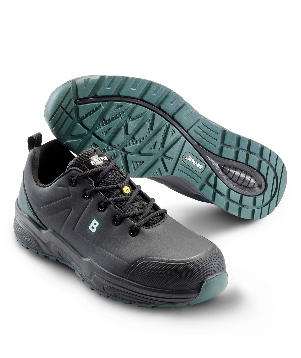Brynje Green Working sikkerhedssko S3, Sort