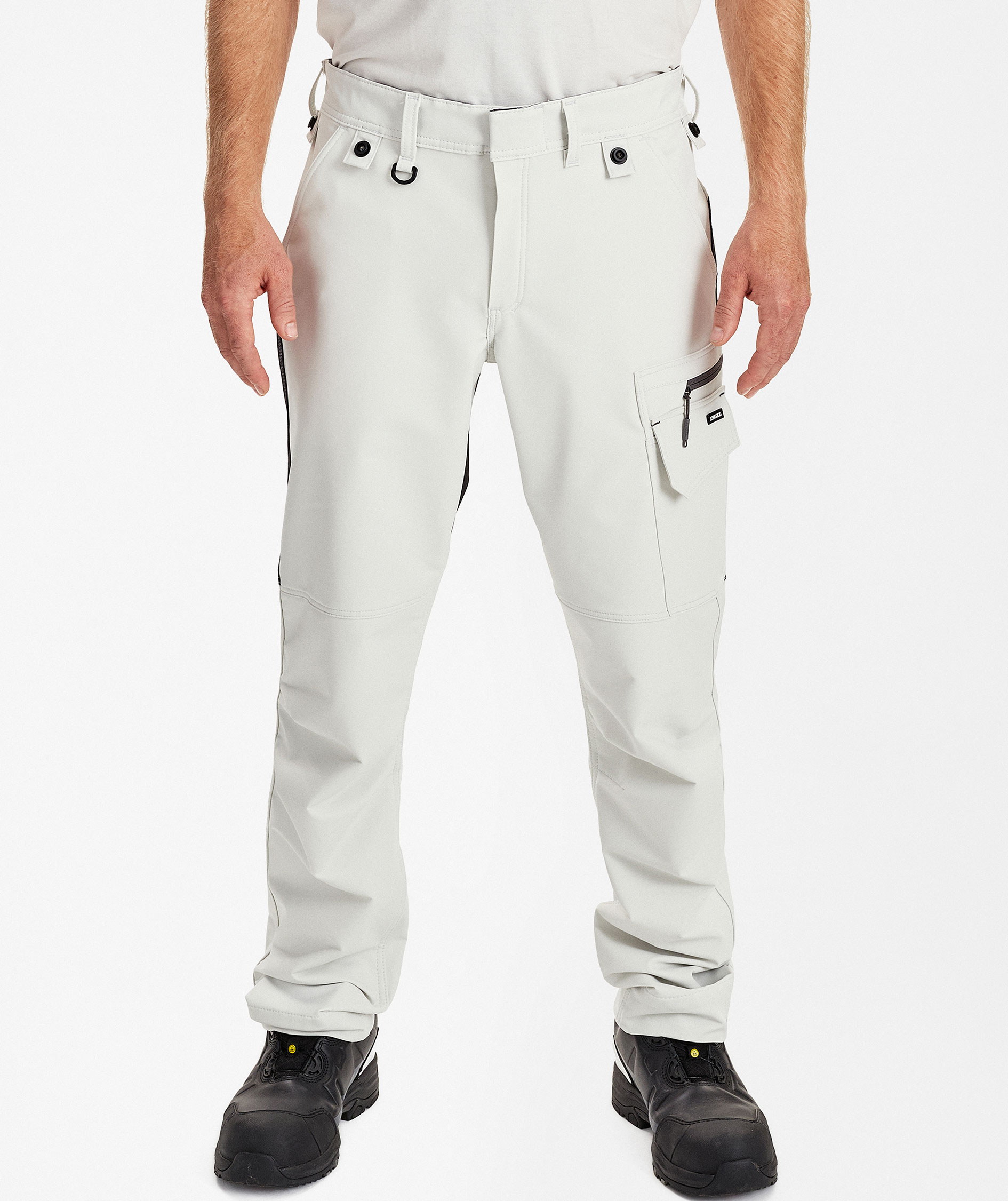 Engel Entire servicebyxa full stretch, Bone White/Anthracite Grey, large image number 1