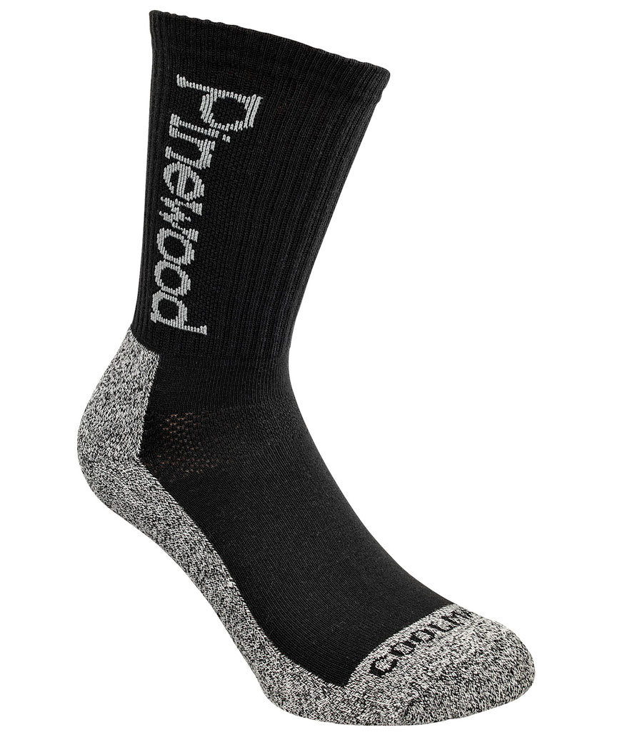 Pinewood 2-pak Coolmax&reg; Jagtstr&oslash;mper, Sort/Gr&aring;