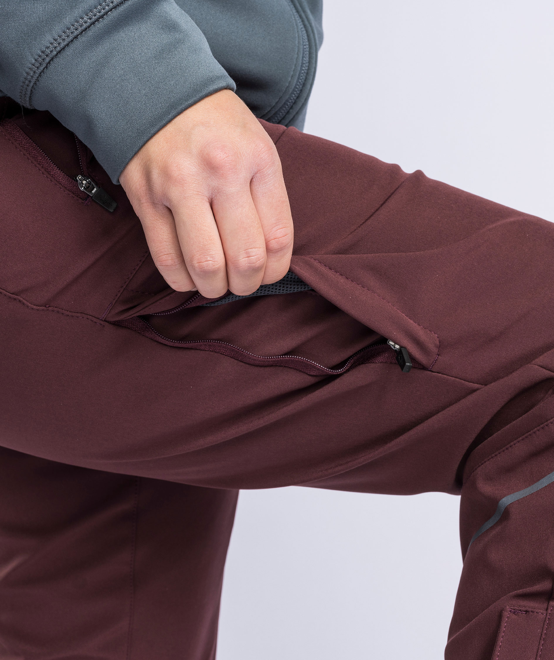 Pinewood Wilda Stretch dame skalbukser, Earth Plum, large image number 6