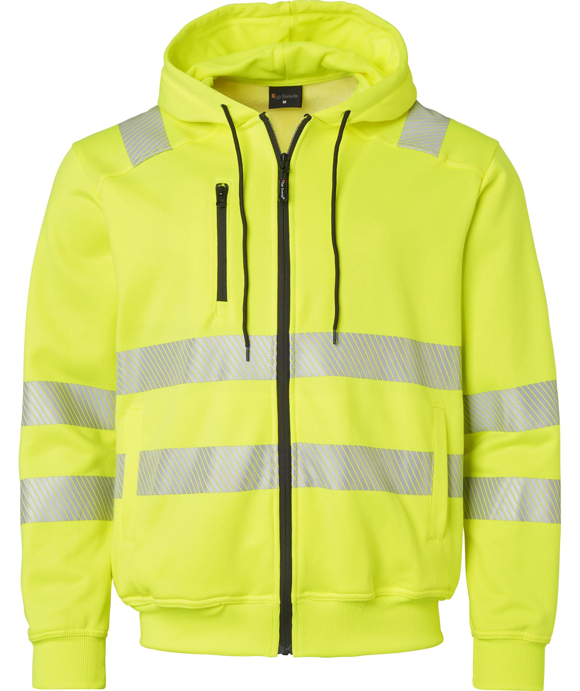 Top Swede h&aelig;ttetr&oslash;je med lynl&aring;s 271, Hi-Vis&nbsp;Gul