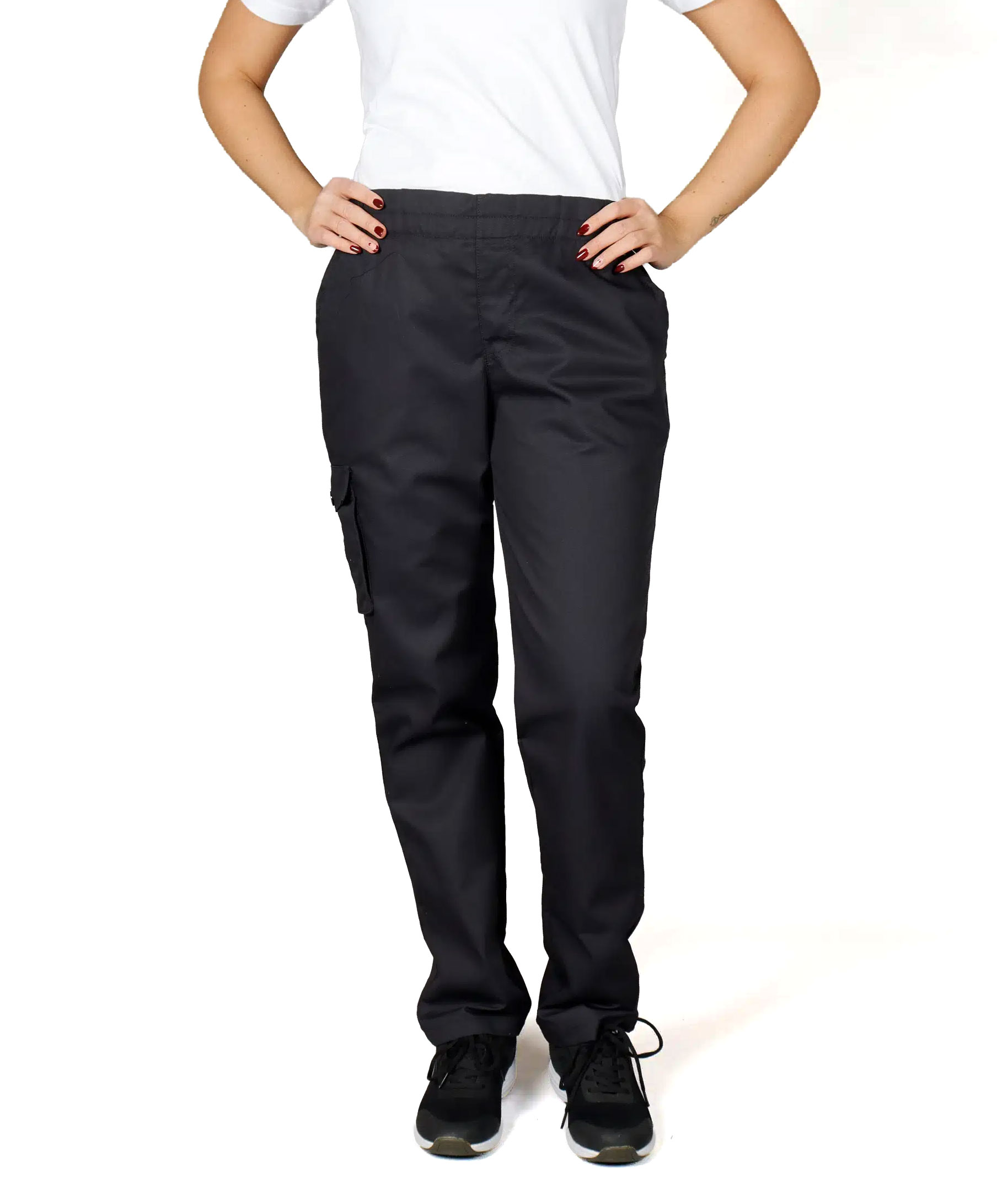 Nybo Workwear Perfect Fit pull-on chinos benl&aelig;ngde 82 cm