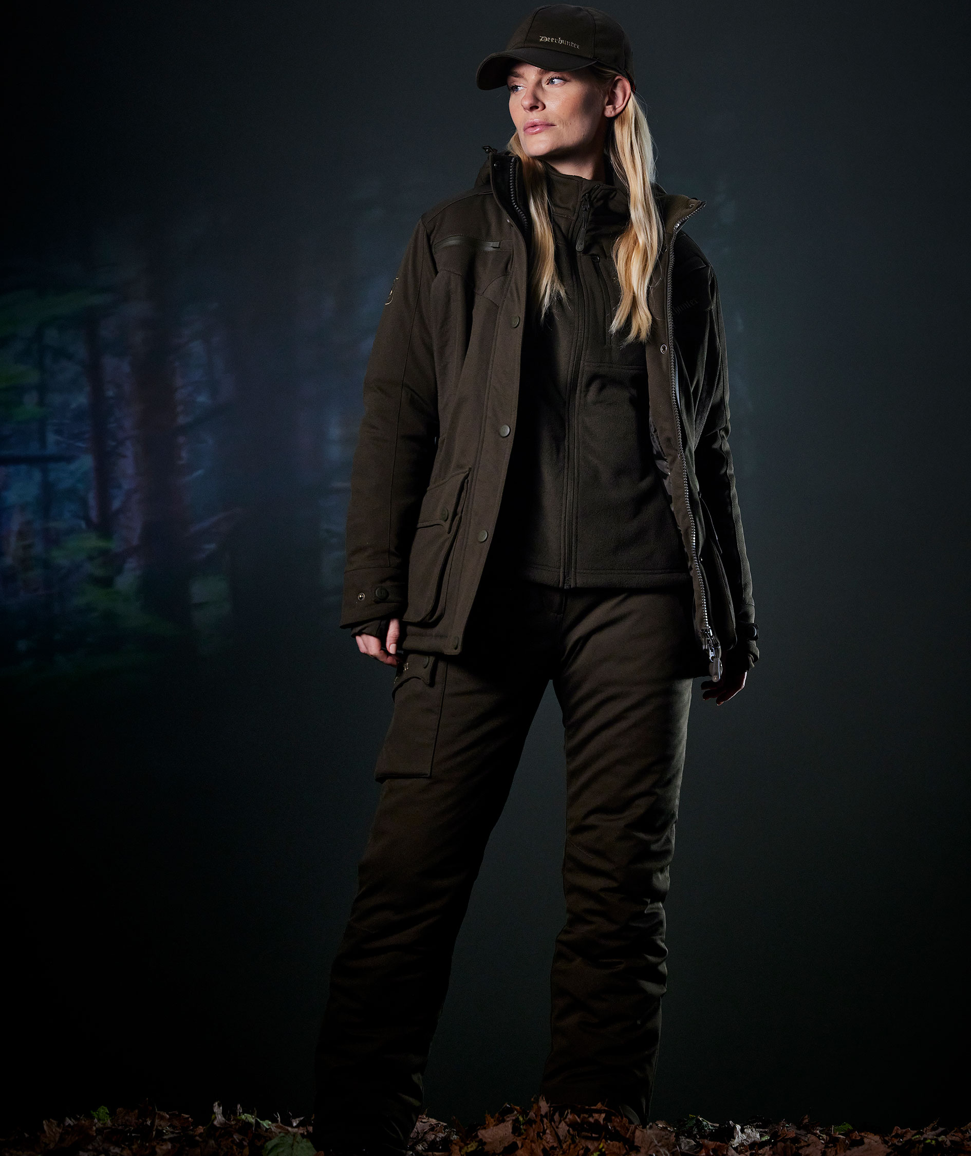 Deerhunter Muflon Pro women's fleece jacket, Art green, large image number 3