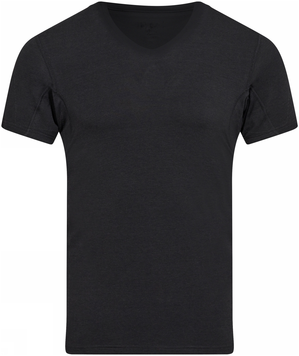 JBS kort&auml;rmad undertr&ouml;ja med bambu, Svart