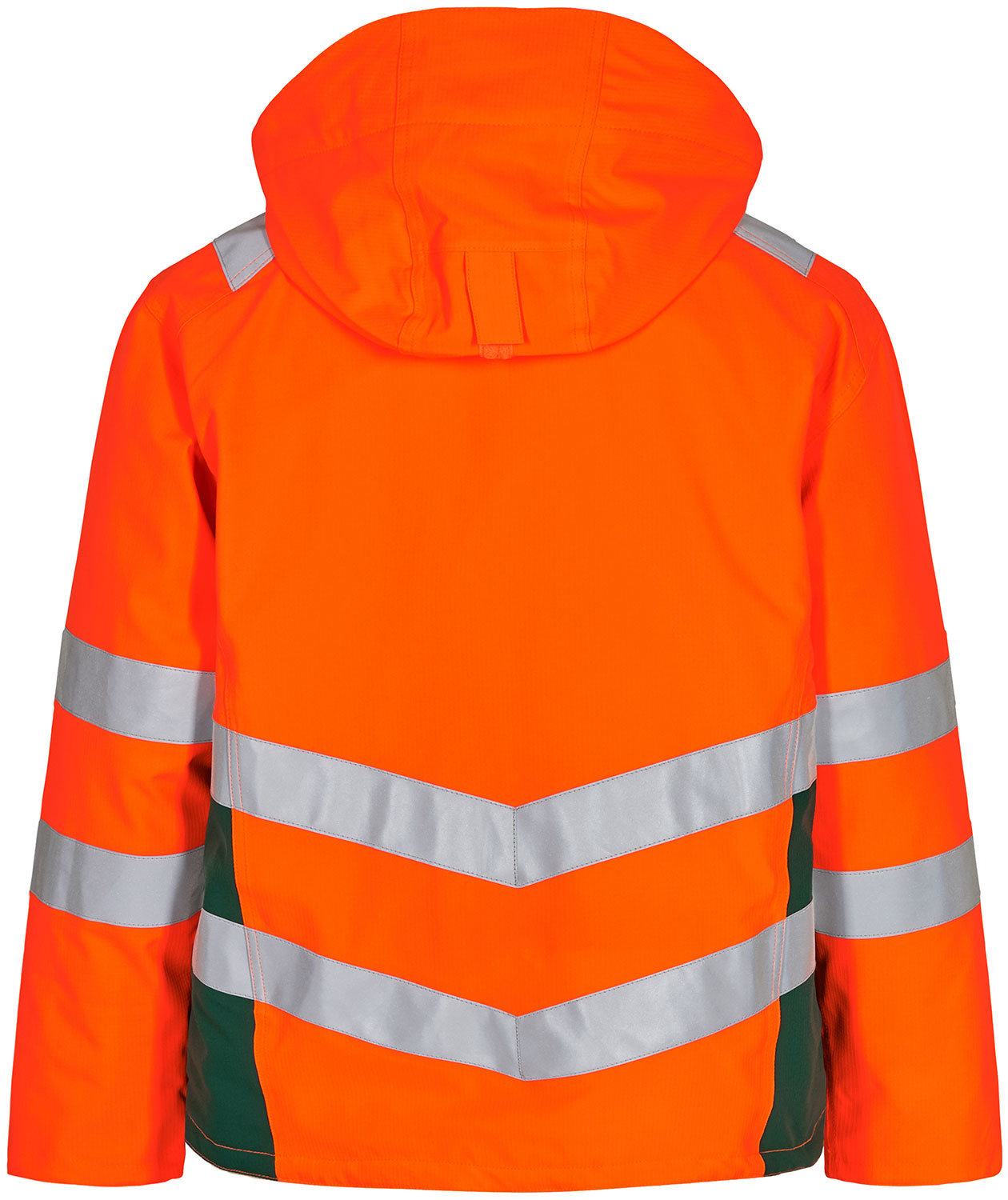Engel Safety dame vinterjakke, Hi-vis Oransje/Gr&oslash;nn, large image number 1