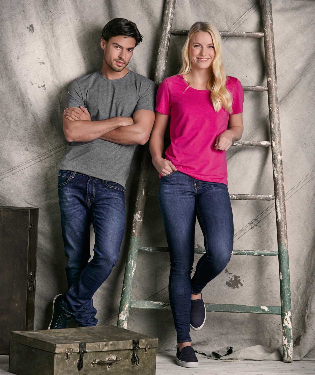 South West Norman Bio T-Shirt, Dunkelgrau Meliert