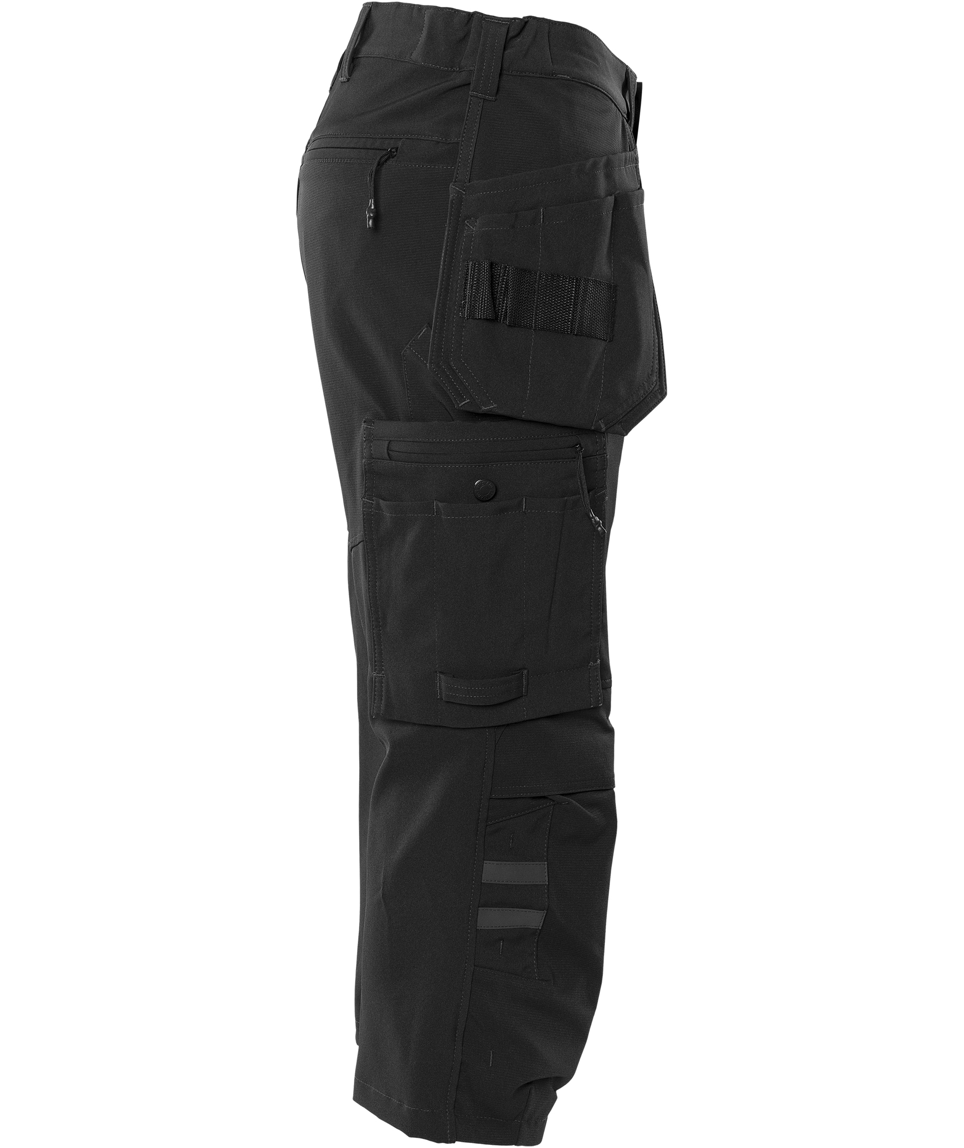 Fristads craftsman knickers 2600 GLWS full stretch, Black, large image number 2