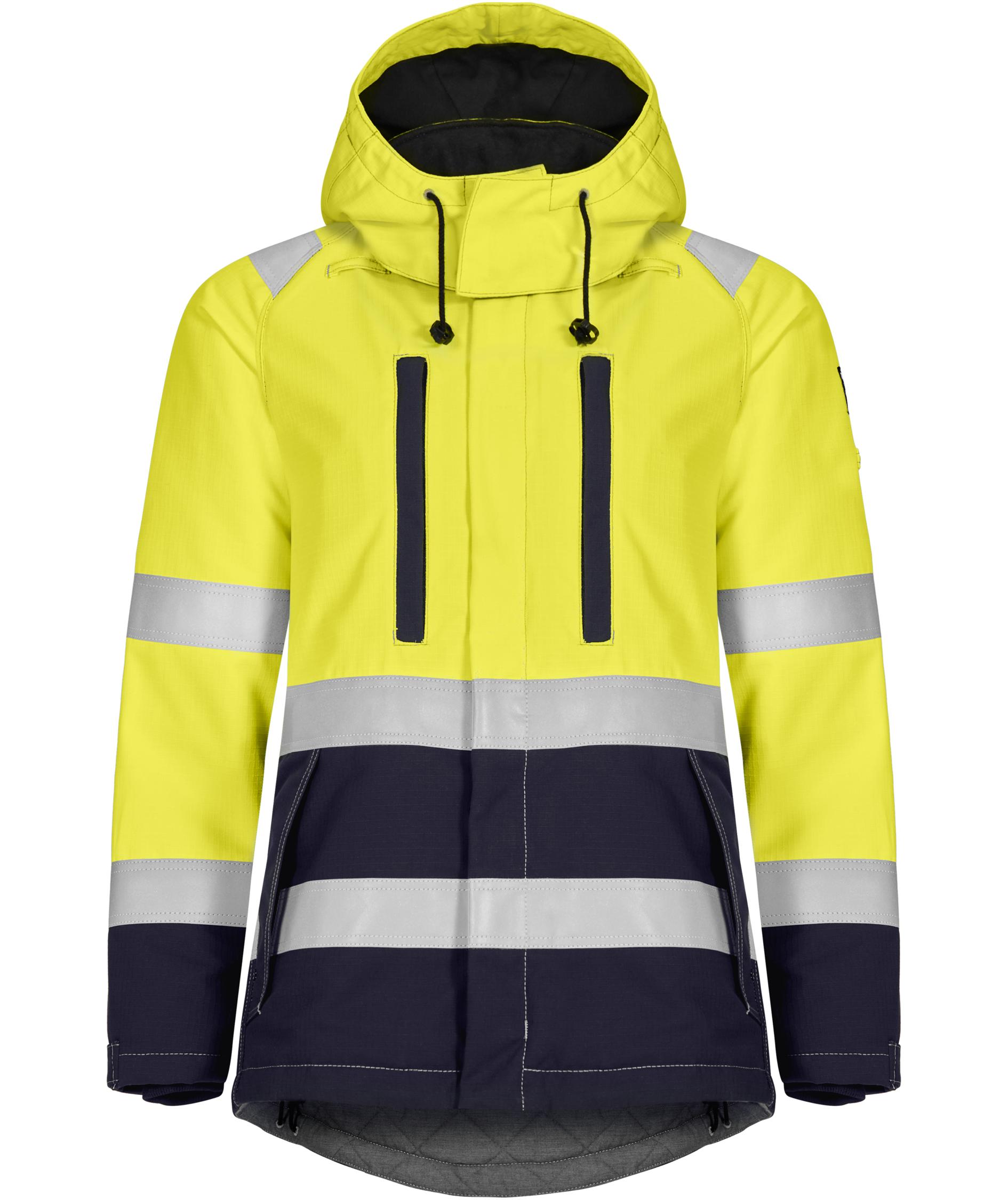 Tranemo Tera TX Damen Winterjacke, Hi-Vis gelb/marine