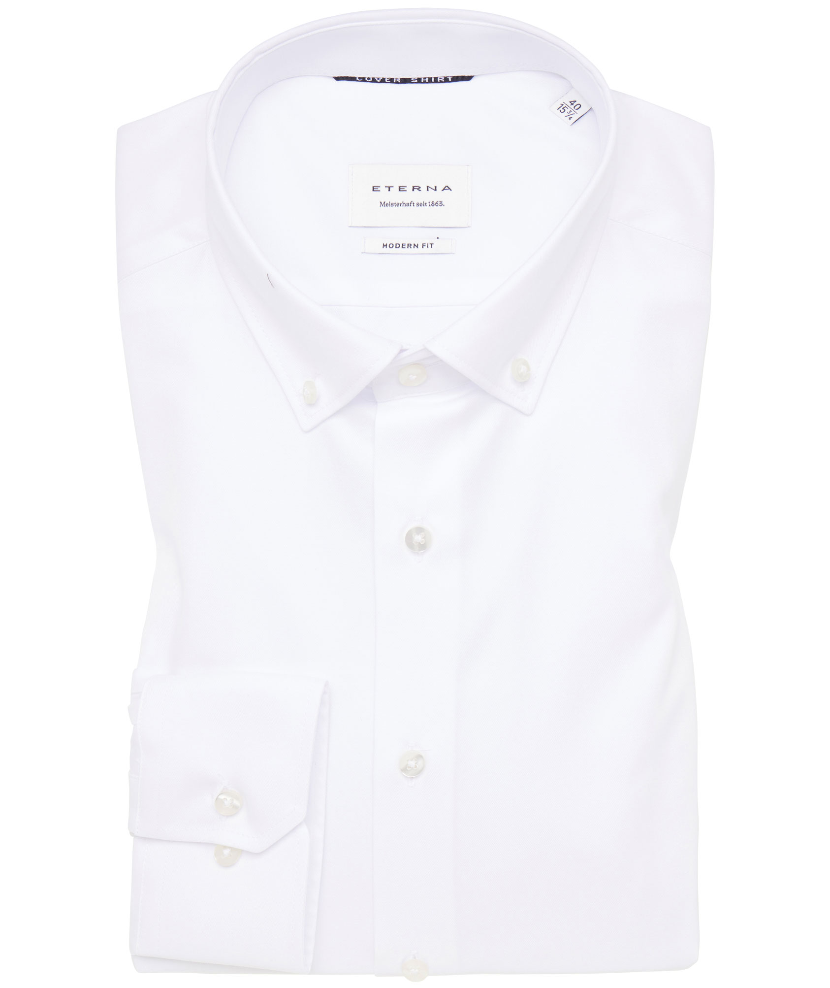 Eterna Cover Modern fit shirt, White, large image number 4