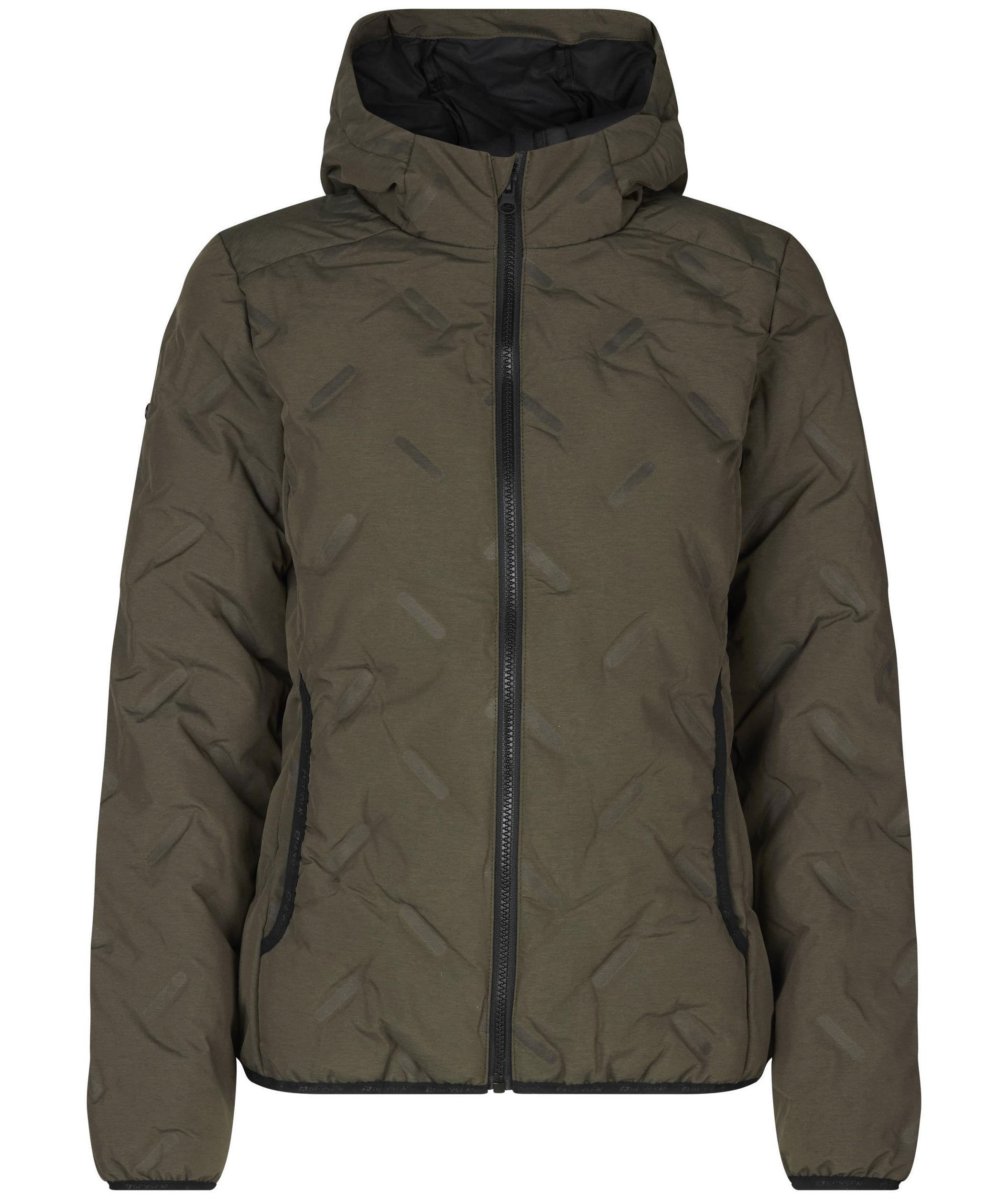 GEYSER vadderad jacka dam, Olivmelerad