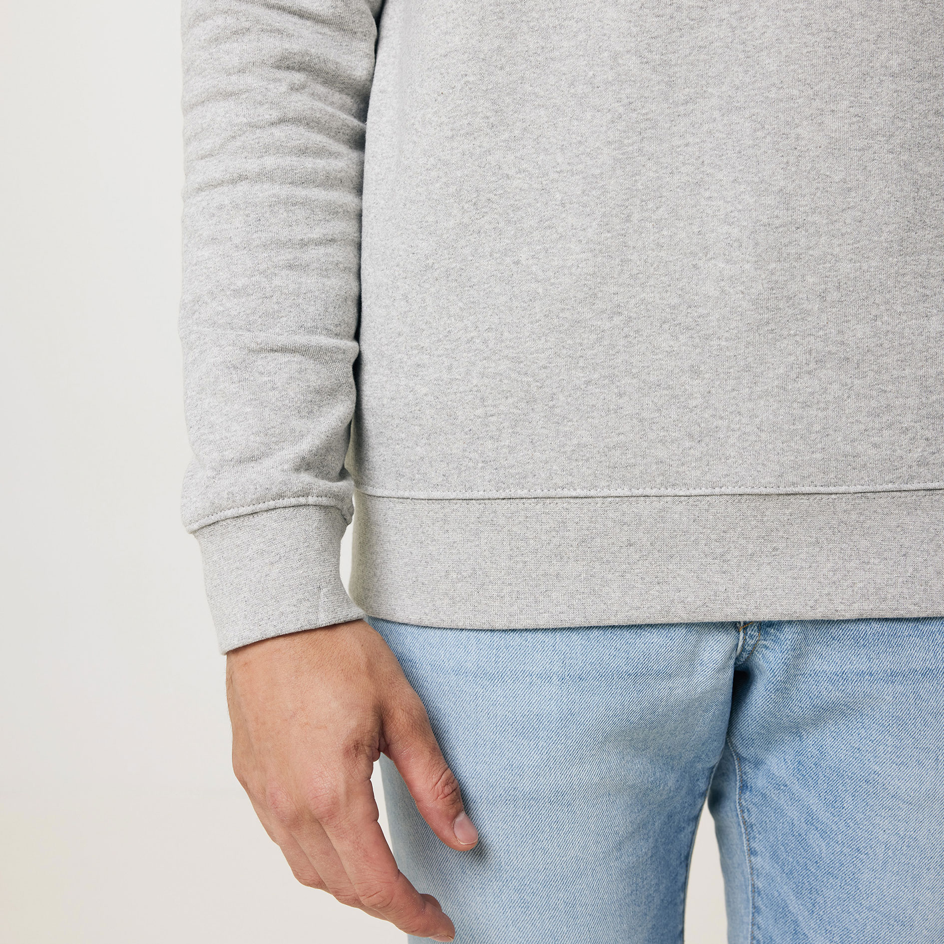 Iqoniq Etosha sweatshirt, Light Heather Grey, large image number 7