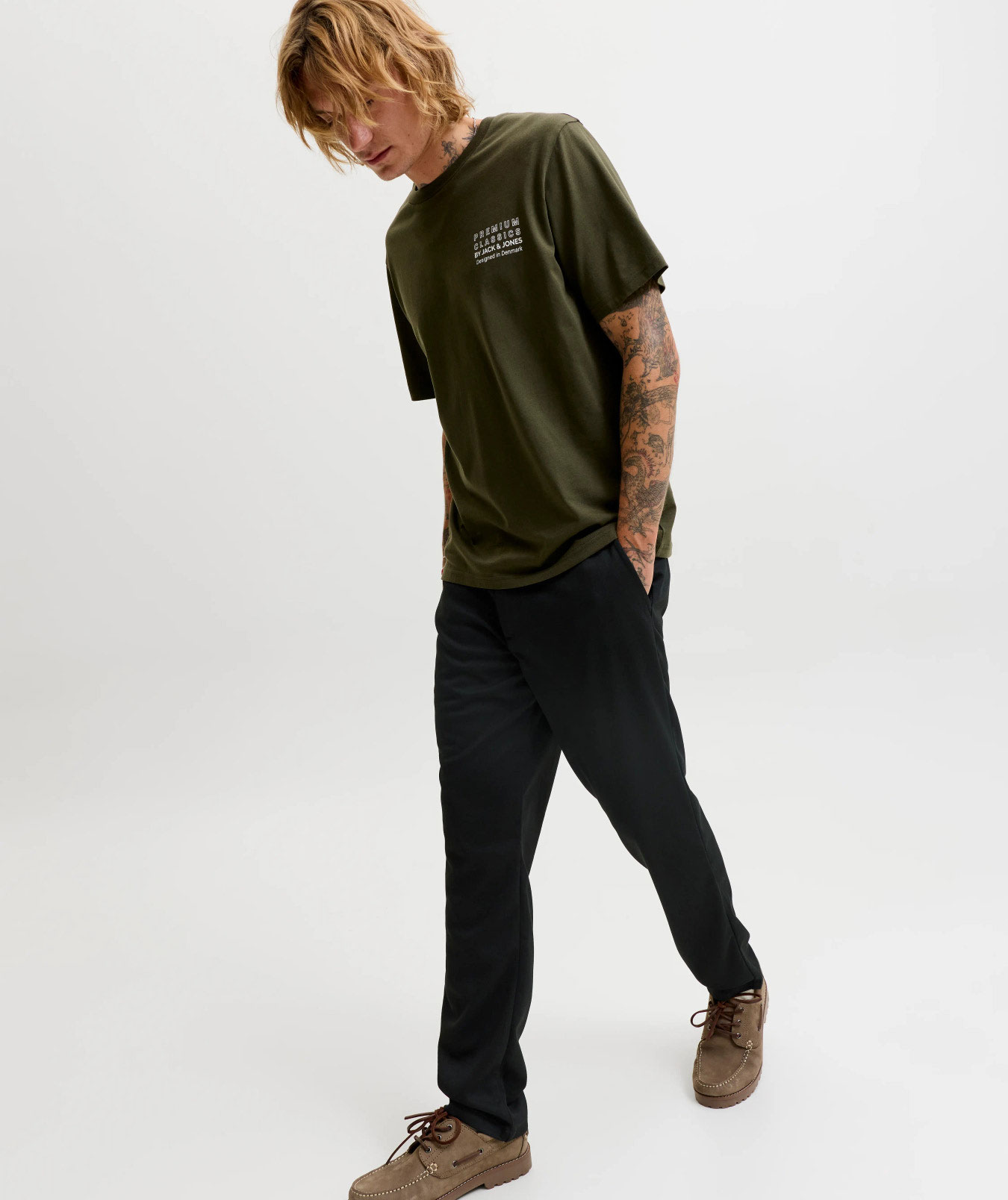 Jack & Jones JPSTOLLIE DEVON chinos, Black, large image number 7