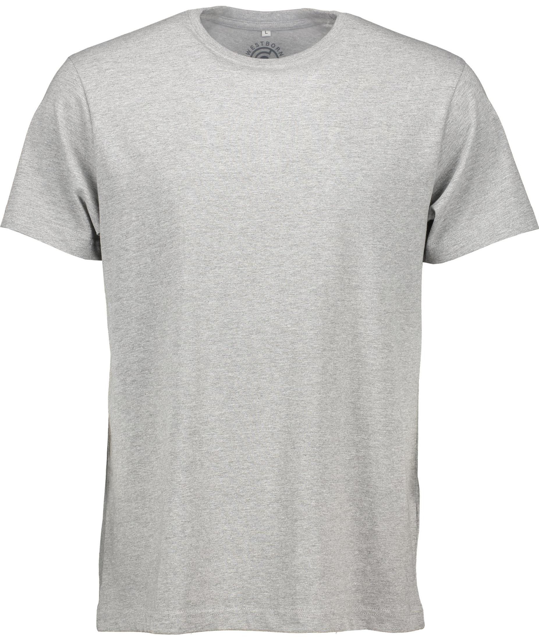 Westborn Basic T-shirt, Light Grey Melange