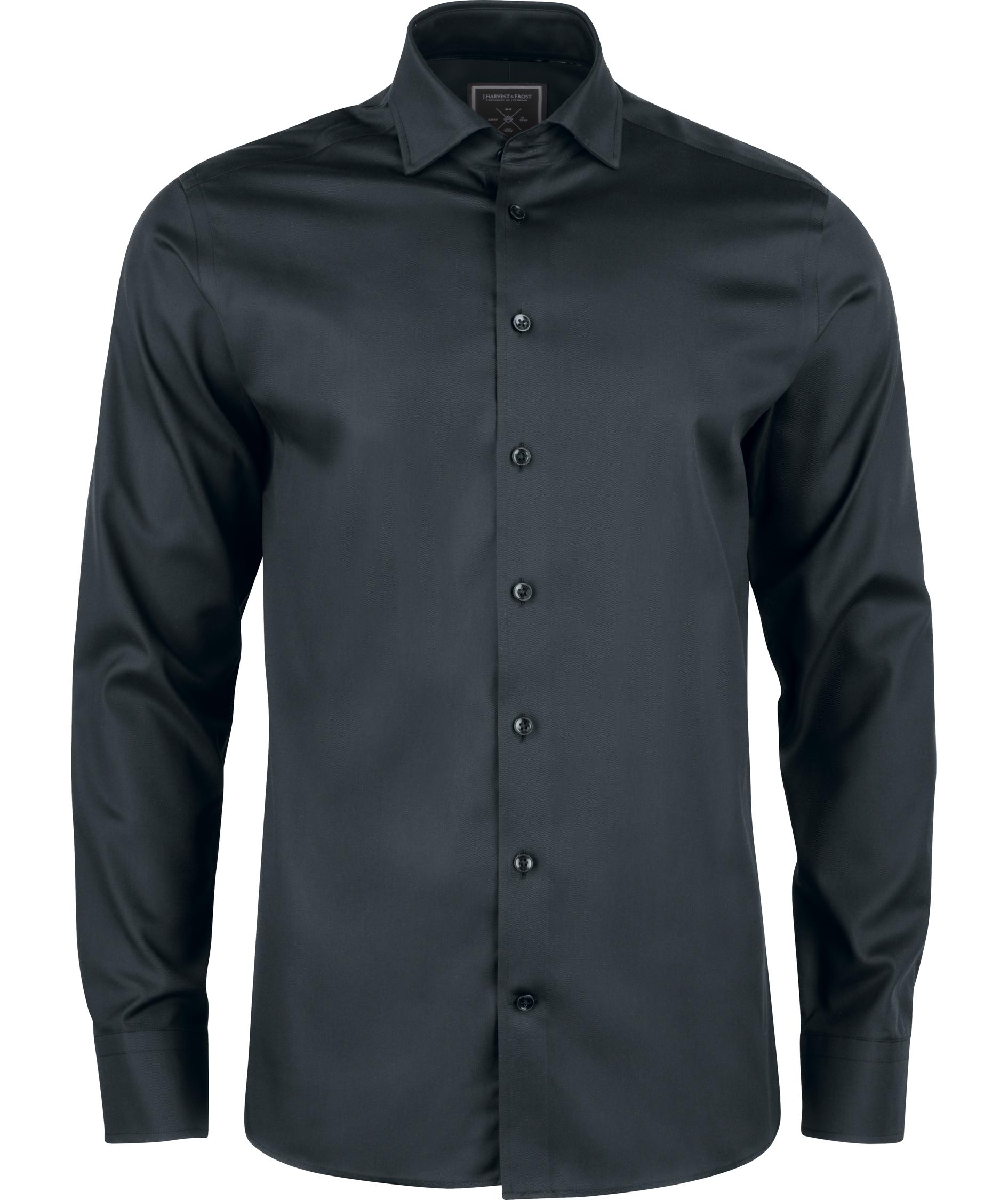 J. Harvest & Frost Black Bow 60 regular fit skjorta, Svart, Svart, swatch