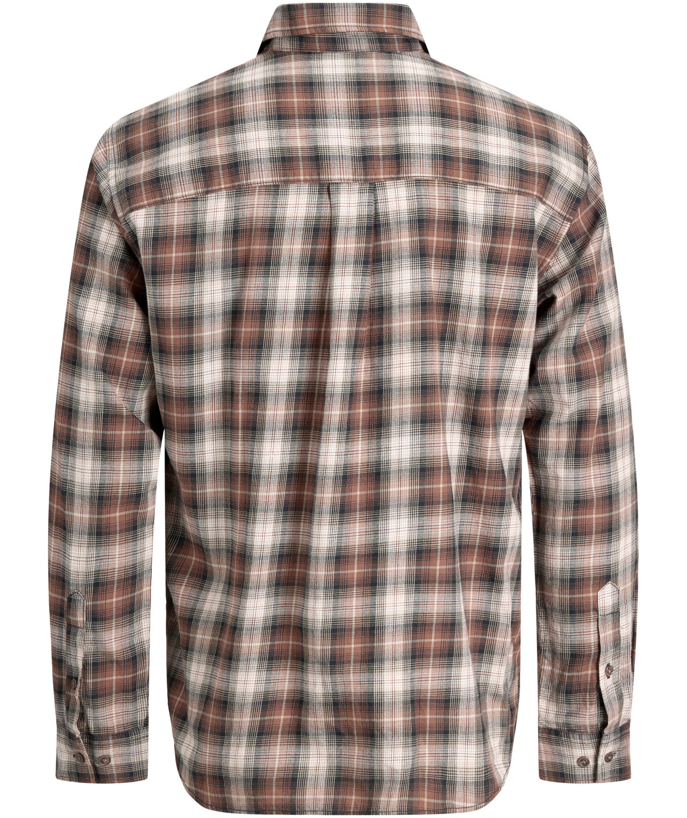 Jack & Jones JJJAMES flannel shirt, Cocoa