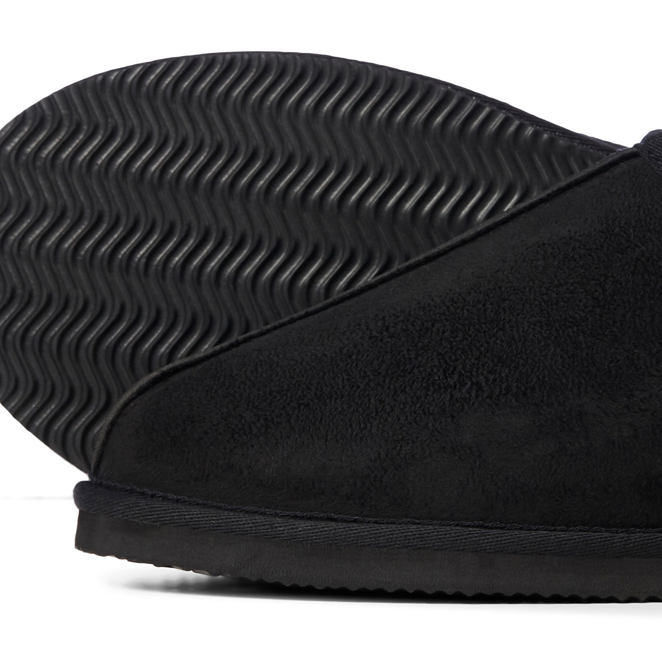 Jack & Jones JFWDUDELY mikrofiber slippers, Anthracite, large image number 4