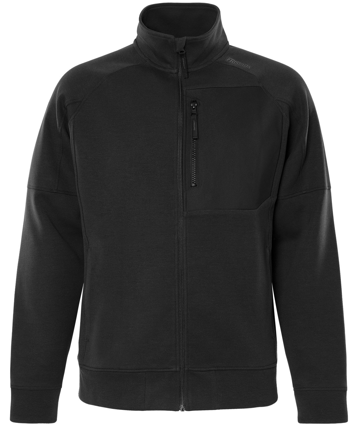 Fristads women's sweatshirt with zipper 7832 GKI, Black, large image number 0